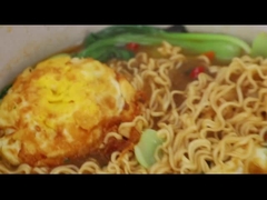 OEM Orijinal Sarı Çinli baharatlı fincan anlık erişte et kokulu yağ kızartılmış 183g*12