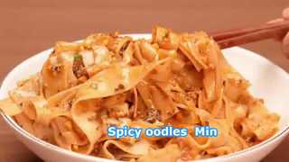 Kuru hazır eriştelerin yeni tadı, baharatlı ve lezzetli