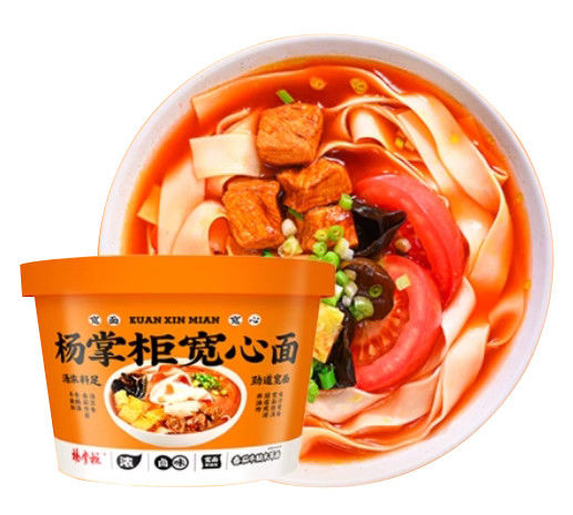 Domates et tadı ahşap kulakla Doğu Çince Instant Noodles Kızartılmamış OEM kabul edilebilir