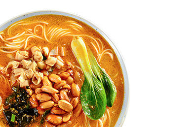 Kokulu Sezam Vejetaryen Anlık Noodles Fıçı Paketi Baharatlı olmayan İğne Mantar / Sebze Aroması