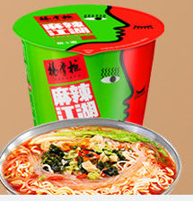 JiangHu Kızarmamış Ramen Acı ve baharatlı lezzetli hazır erişte Özel ürünler Kabul edilebilir
