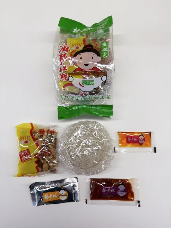Kaynar su pişirme yöntemi Çin tatlı patates Vermicelli hafif baharatlı lezzet hayranları için