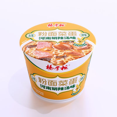 lezzetli Çin tatlı patates vermicelli biberli henan çorbası pişirme yöntemleri kaynar su