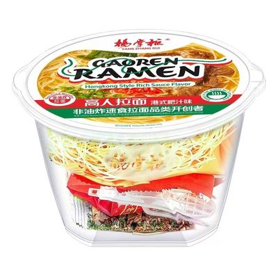 Hayvansal malzemeler olmadan HK Meyveli Tatlı Kızartılmamış Vejetaryen erişte 180g